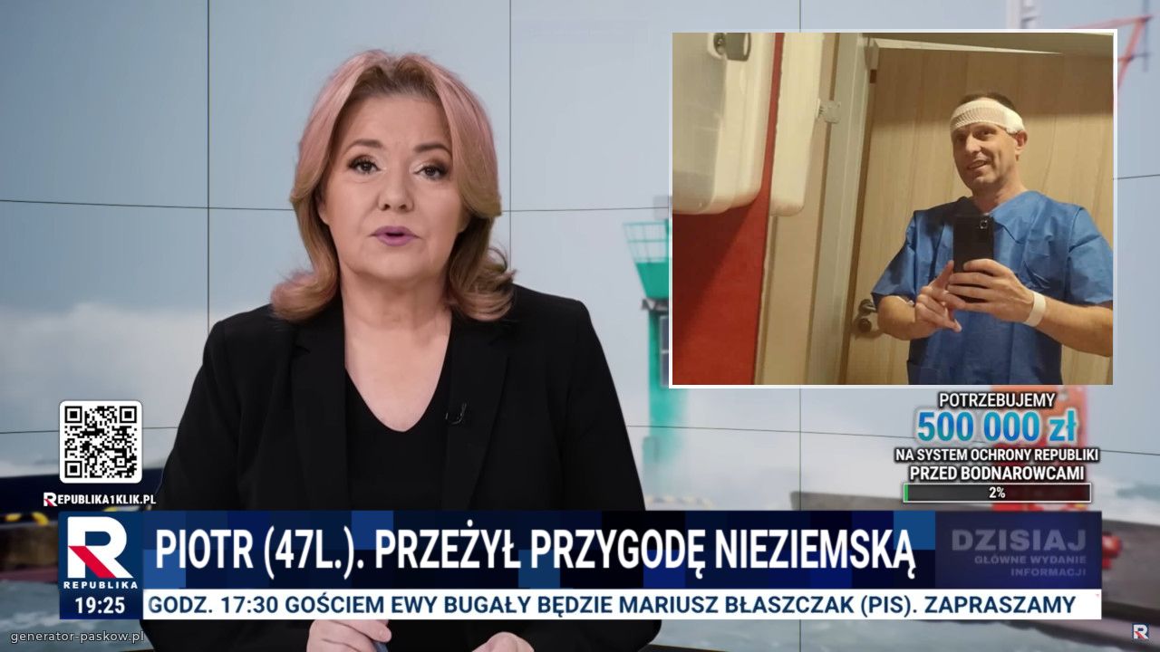 Piotr (47l.). Przeżył przygodę nieziemską 