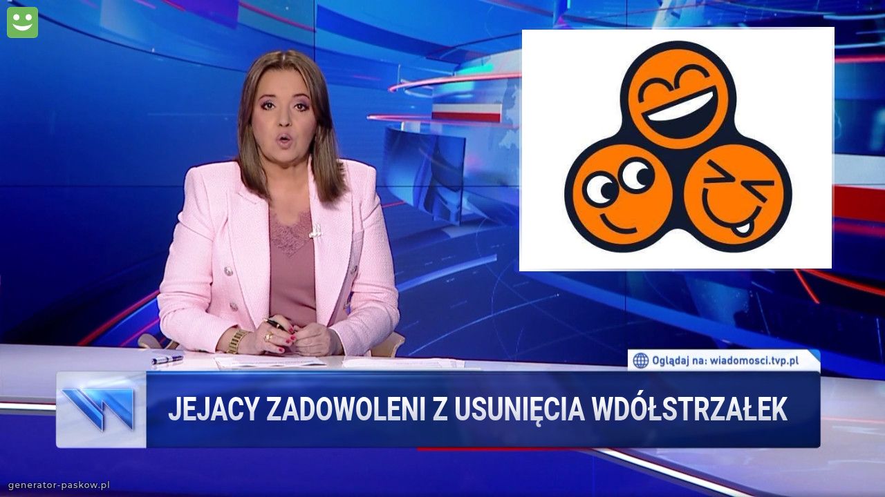 Jejacy zadowoleni z usunięcia wdółstrzałek