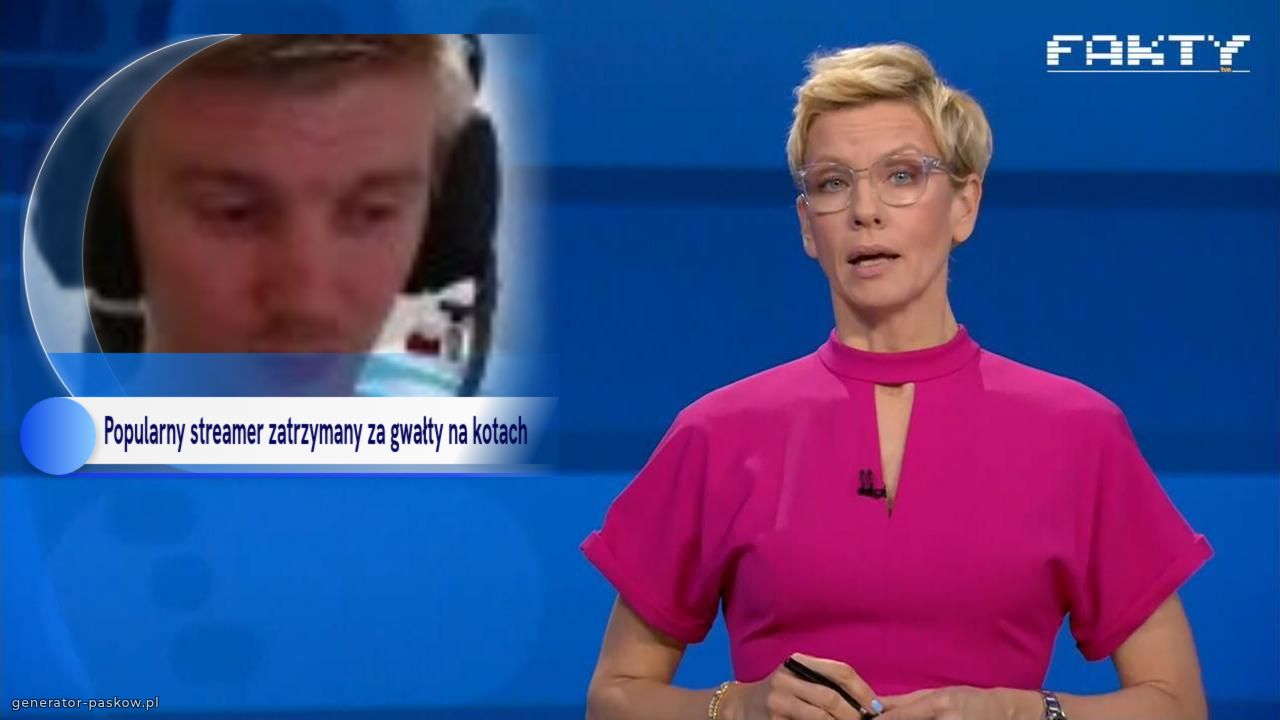 Popularny streamer zatrzymany za gwałty na kotach 