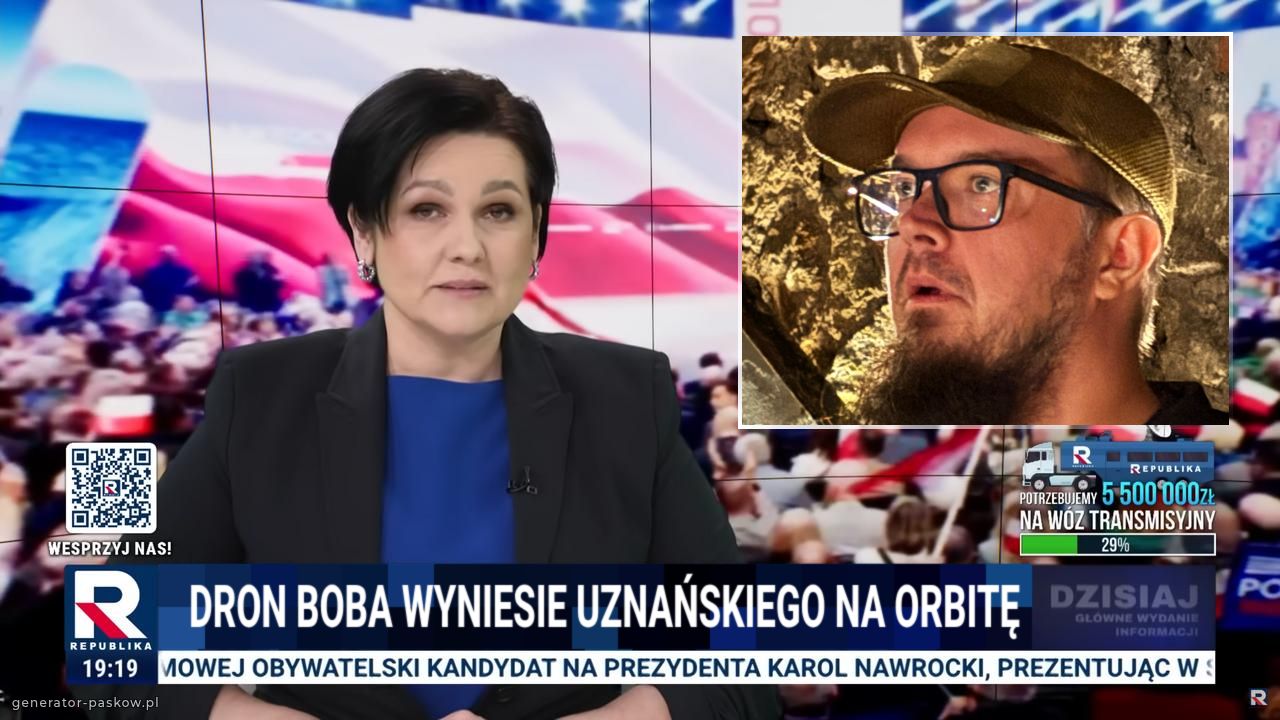   Dron Boba wyniesie UznaŃskiego na orbitę