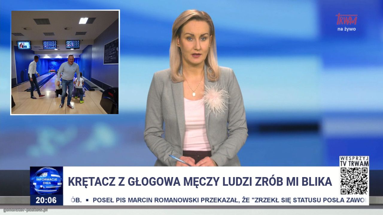 Krętacz z Głogowa męczy ludzi zrób mi blika 
