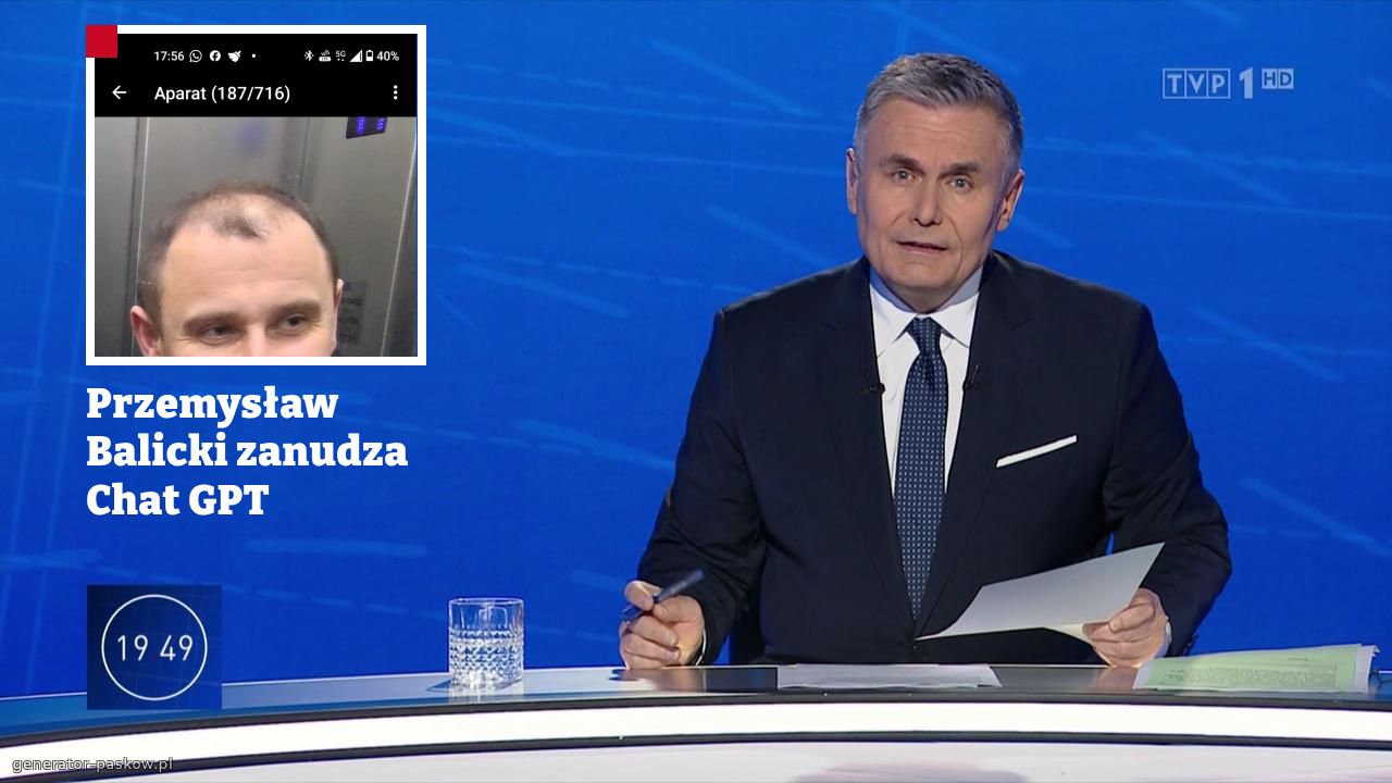 Przemysław Balicki zanudza 
Chat GPT