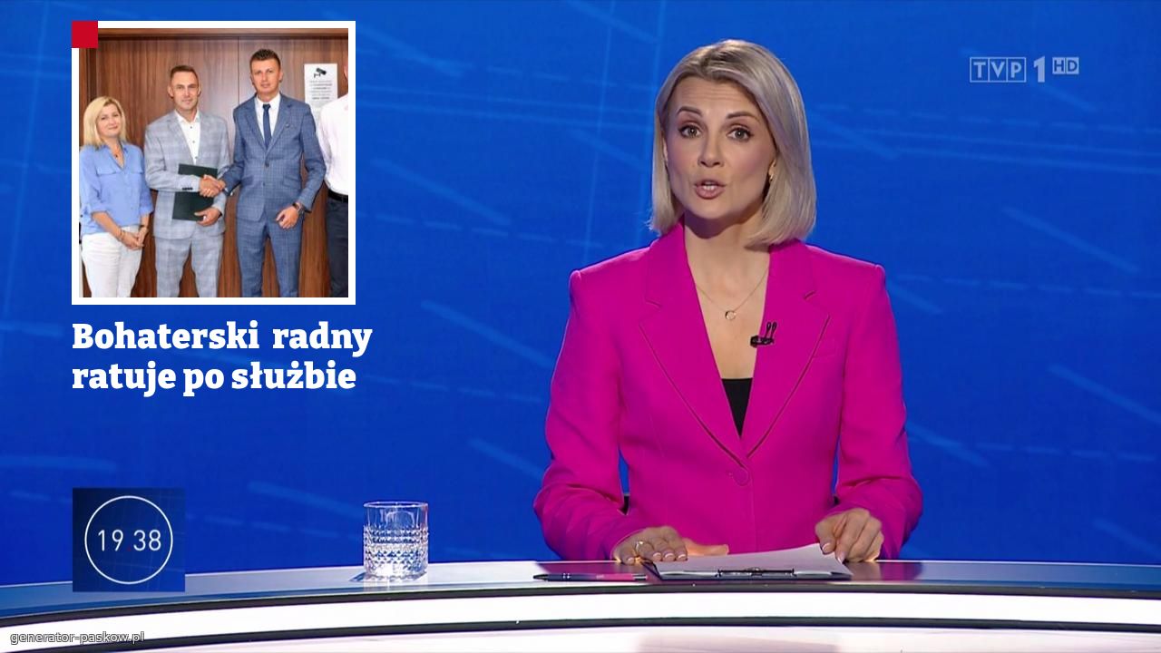Bohaterski  radny ratuje po służbie 