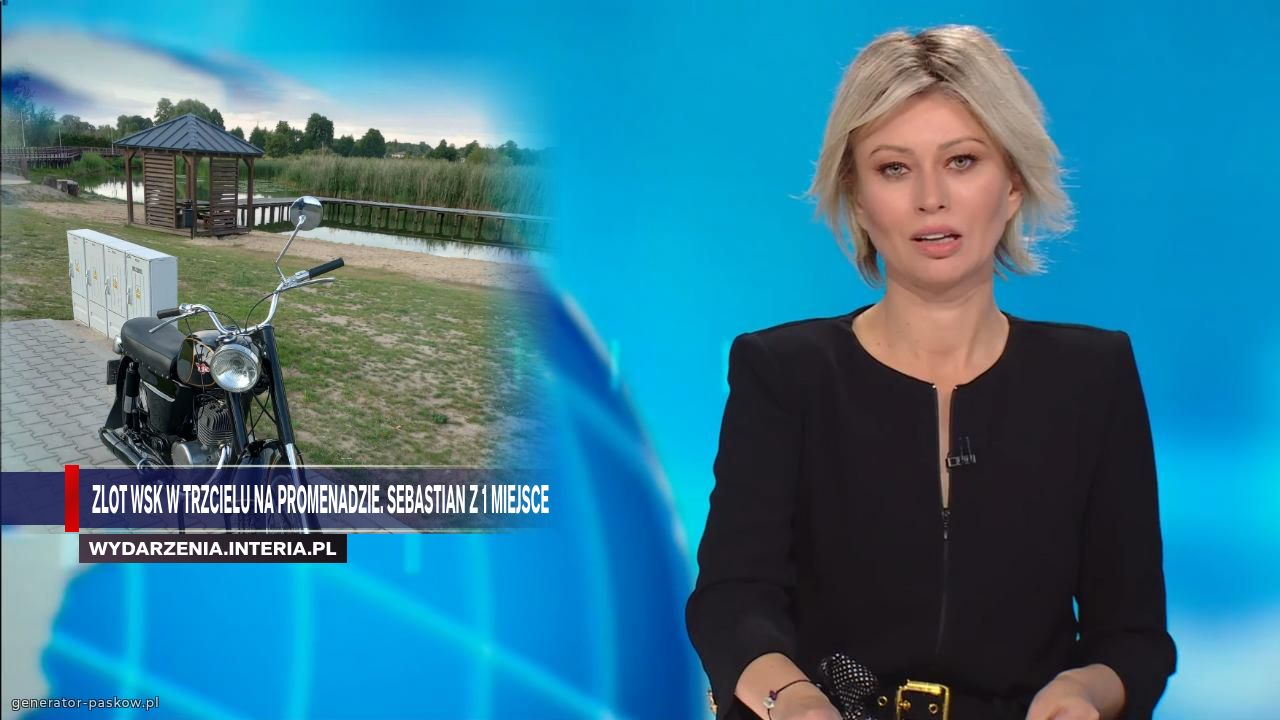 Zlot WSK w trzcielu na promenadzie. Sebastian z 1 miejsce