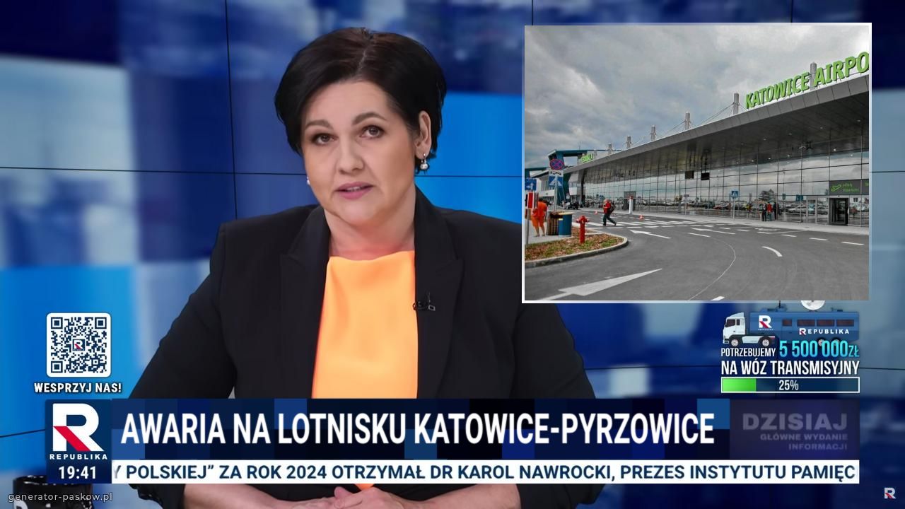 Awaria na lotnisku Katowice-Pyrzowice 