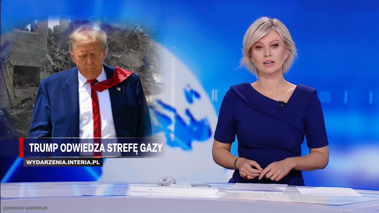  Trump odwiedza strefę gazy