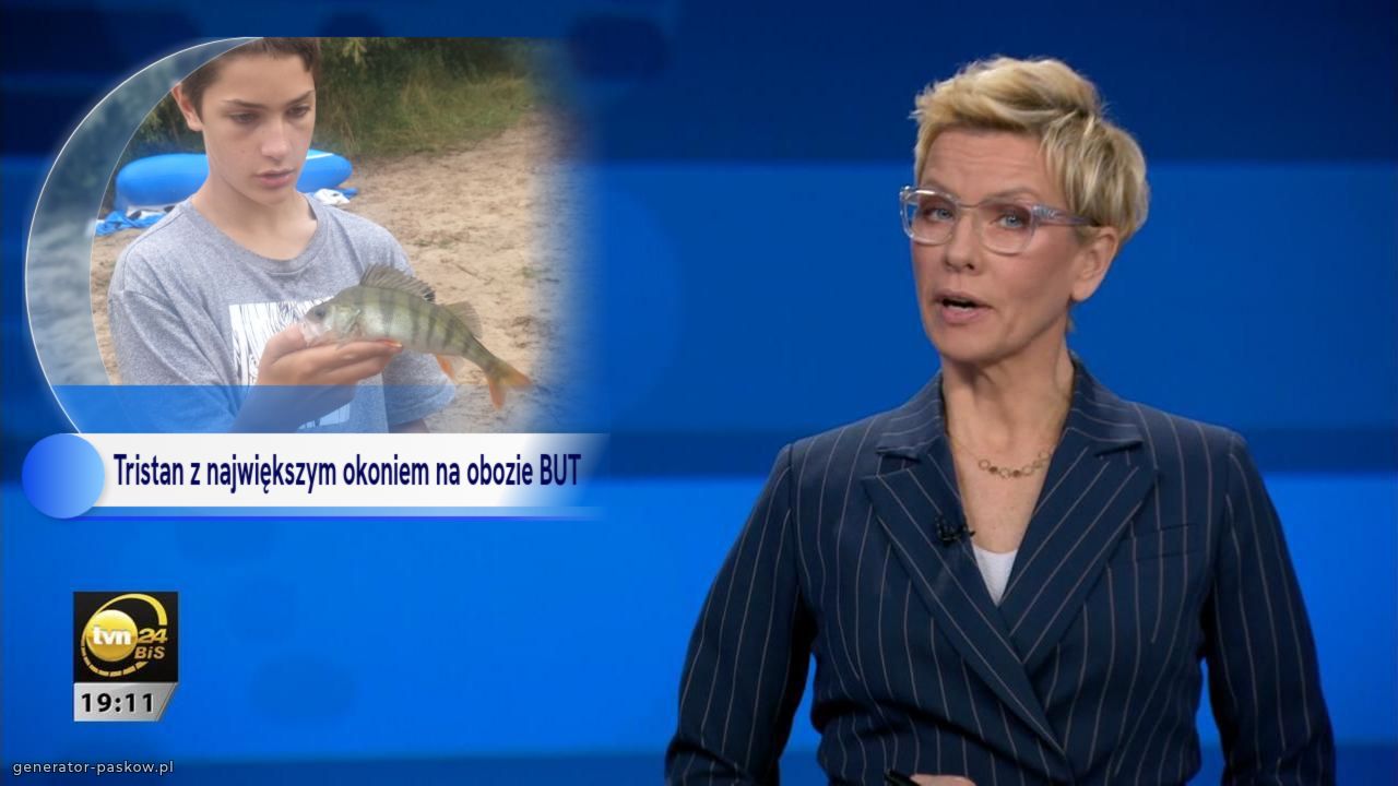 Tristan z największym okoniem na obozie BUT