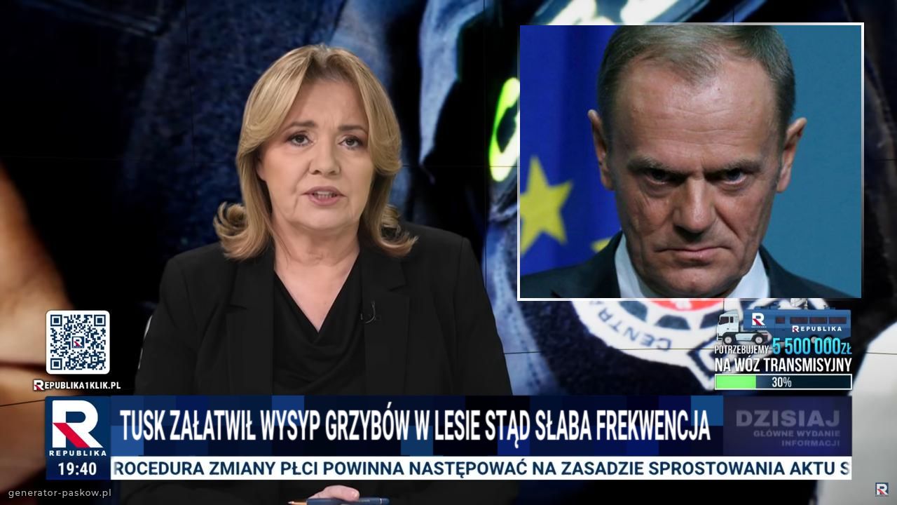 Tusk załatwił wysyp grzybów w lesie stąd słaba frekwencja 