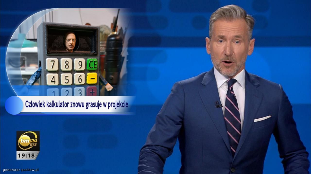 Człowiek kalkulator znowu grasuje w projekcie 