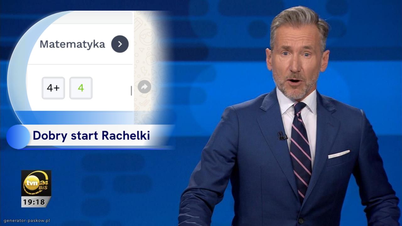 Dobry start Rachelki 