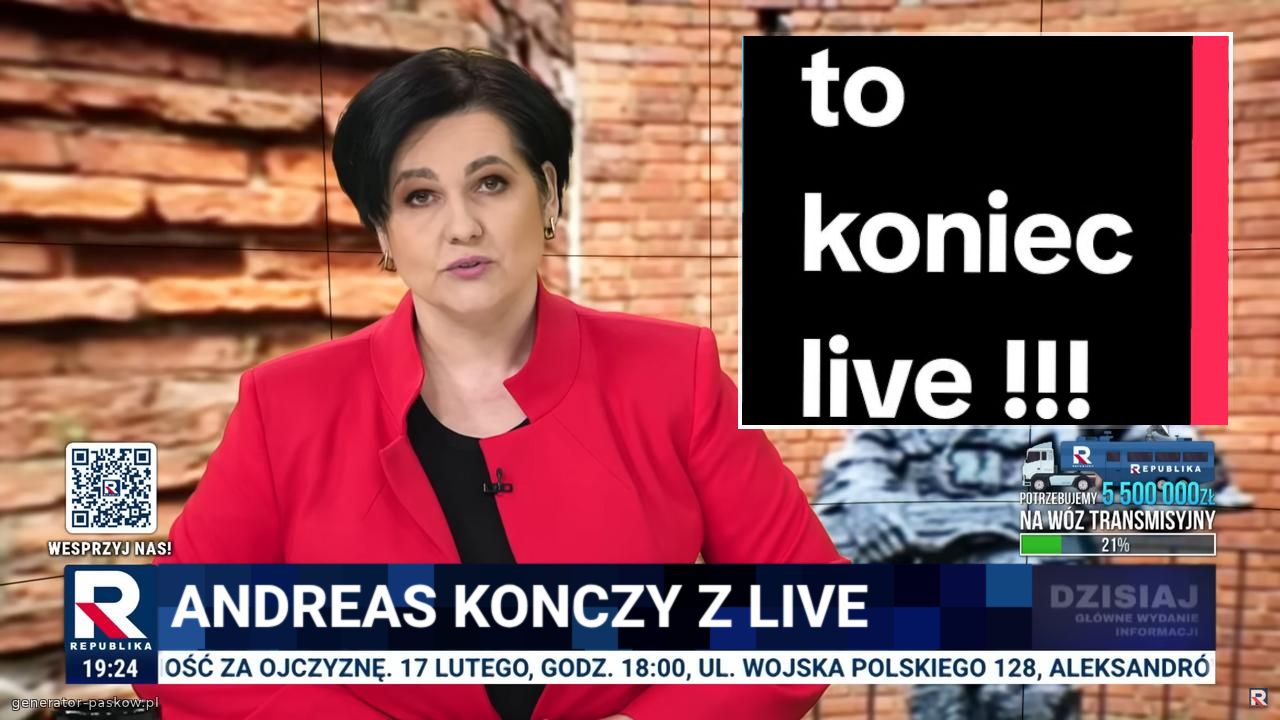 Andreas konczy z live 