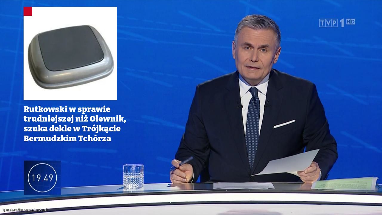 Rutkowski w sprawie trudniejszej niż Olewnik, szuka dekle w Trójkącie Bermudzkim Tchórza 