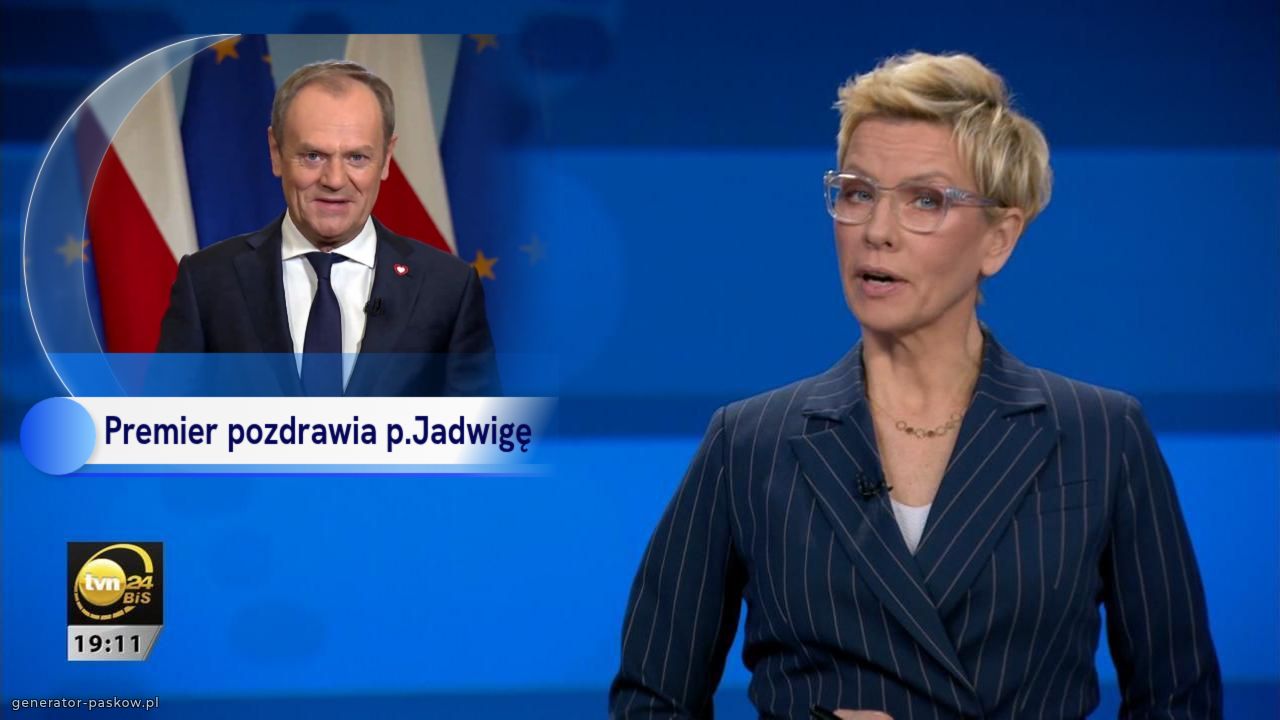 Premier pozdrawia p.Jadwigę