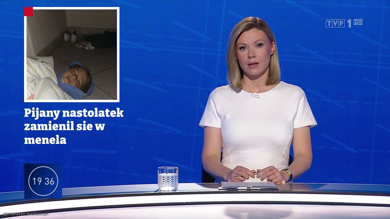 Pijany nastolatek zamienil sie w menela