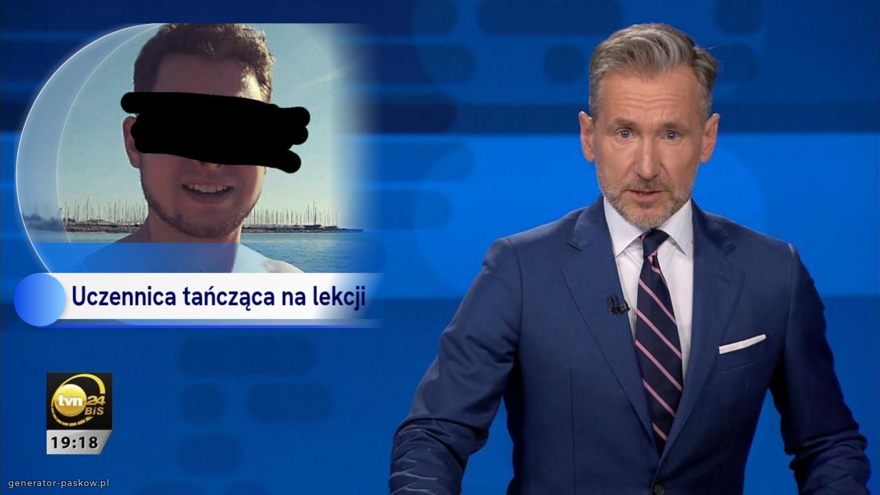 Uczennica tańcząca na lekcji