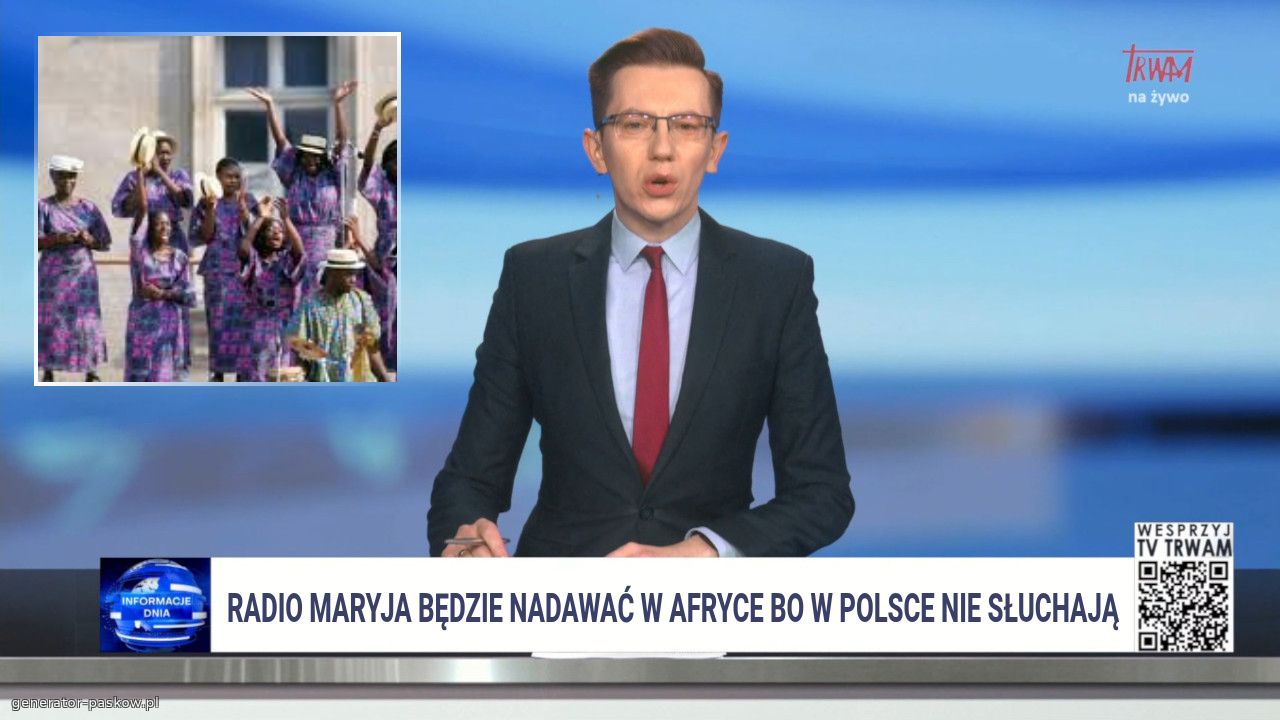 Radio Maryja będzie Nadawać w Afryce bo w polsce nie słuchają