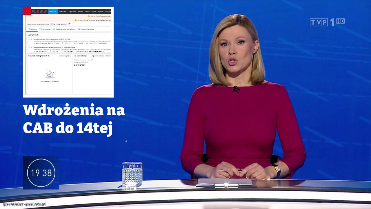 Wdrożenia na CAB do 14tej