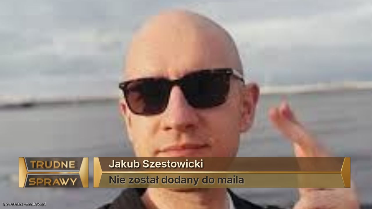 Jakub Szestowicki
Nie został dodany do maila