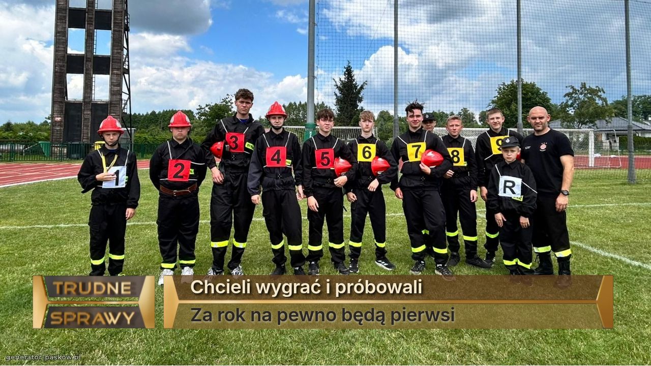 Chcieli wygrać i próbowali
Za rok na pewno będą pierwsi