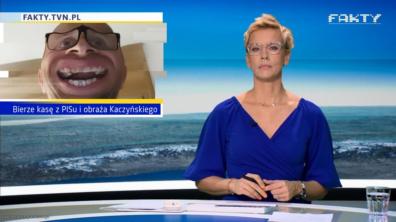 Bierze kasę z PISu i obraża Kaczyńskiego