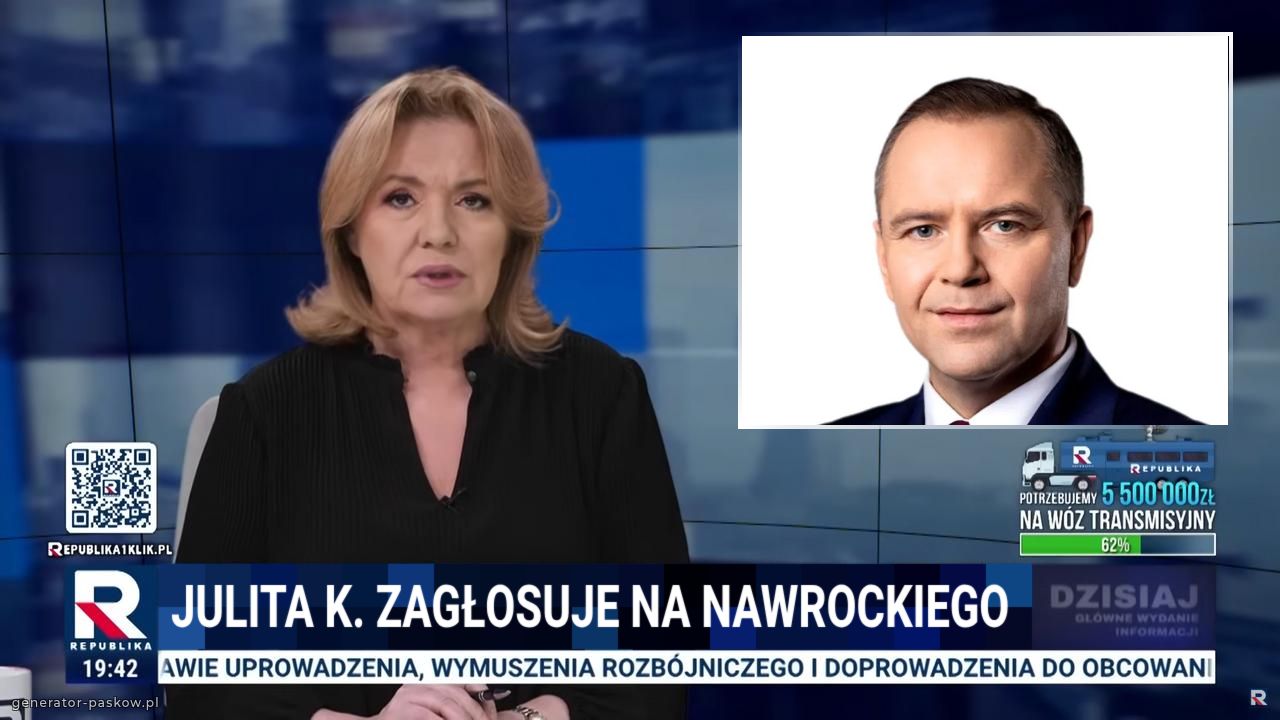 Julita k. Zagłosuje na Nawrockiego 