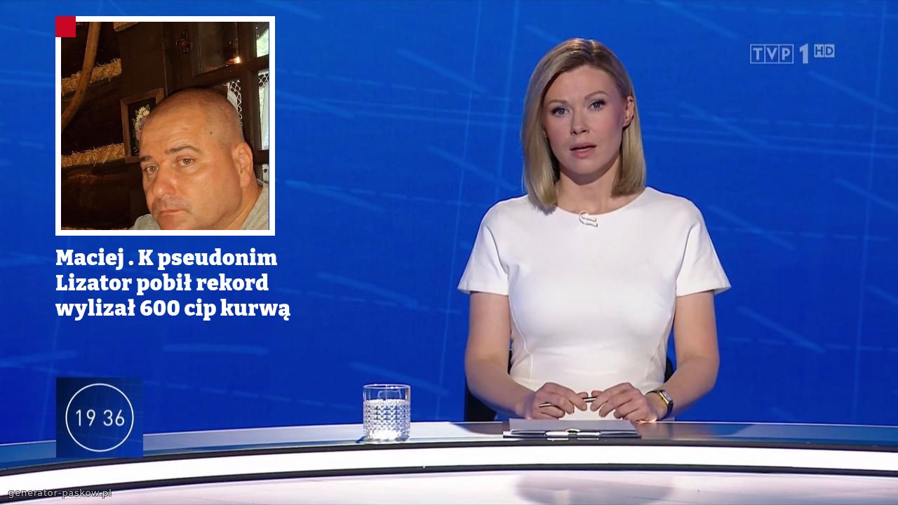 Maciej . K pseudonim  Lizator pobił rekord wylizał 600 cip kurwą