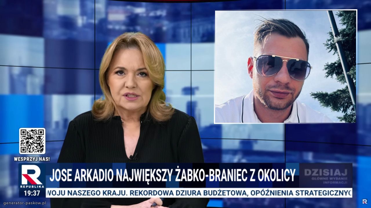 Jose arkadio największy żabko-braniec z okolicy