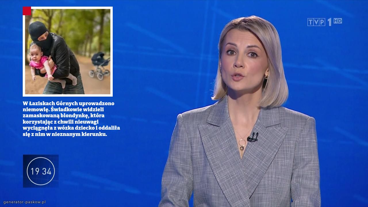W Łaziskach Górnych uprowadzono niemowlę. Świadkowie widzieli zamaskowaną blondynkę, która korzystając z chwili nieuwagi wyciągnęła z wózka dziecko i oddaliła się z nim w nieznanym kierunku. 