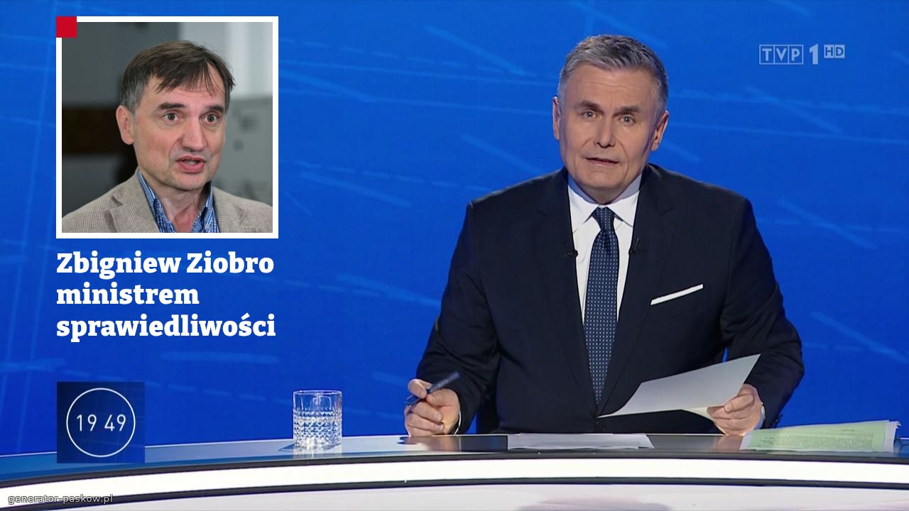 Zbigniew Ziobro ministrem sprawiedliwości