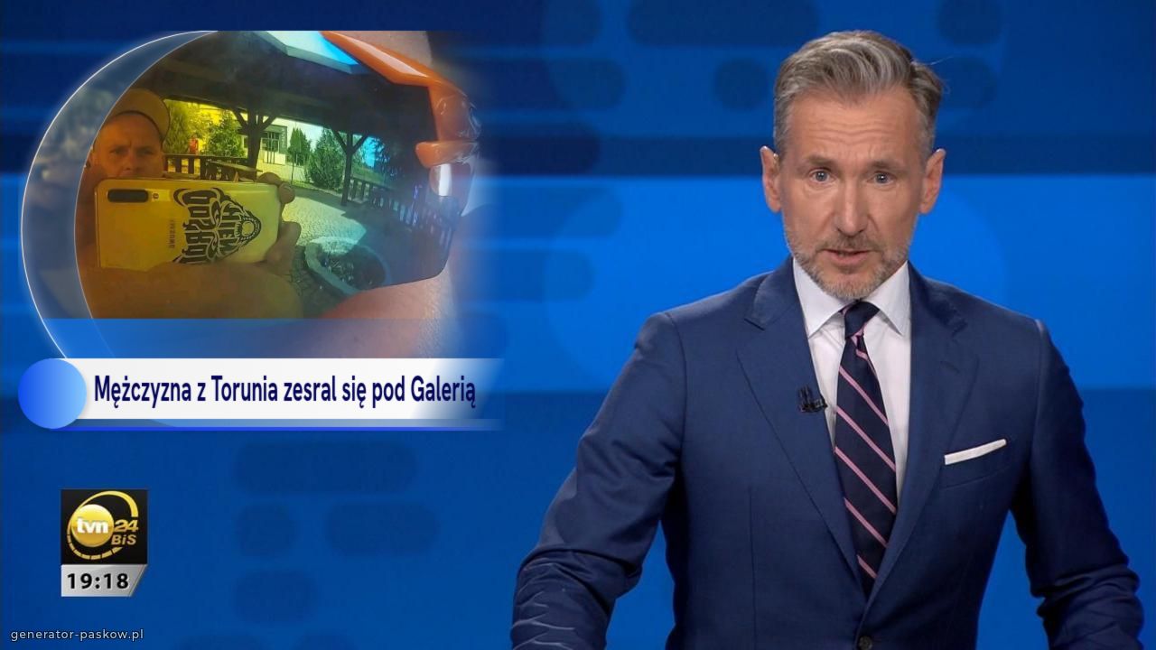 Mężczyzna z Torunia zesral się pod Galerią 