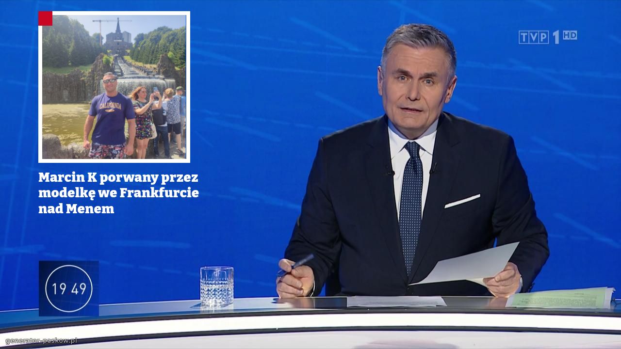Marcin K porwany przez modelkę we Frankfurcie nad Menem 