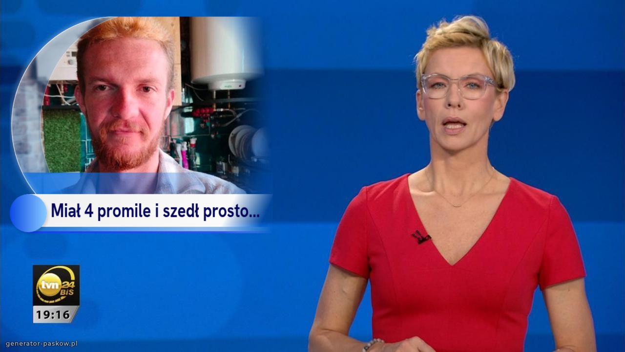 Miał 4 promile i szedł prosto...