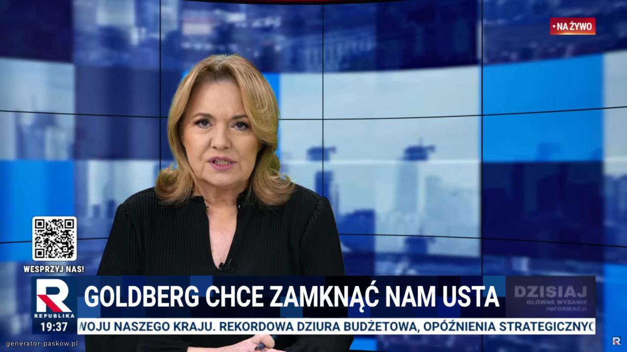 Goldberg chce zamknąć nam usta