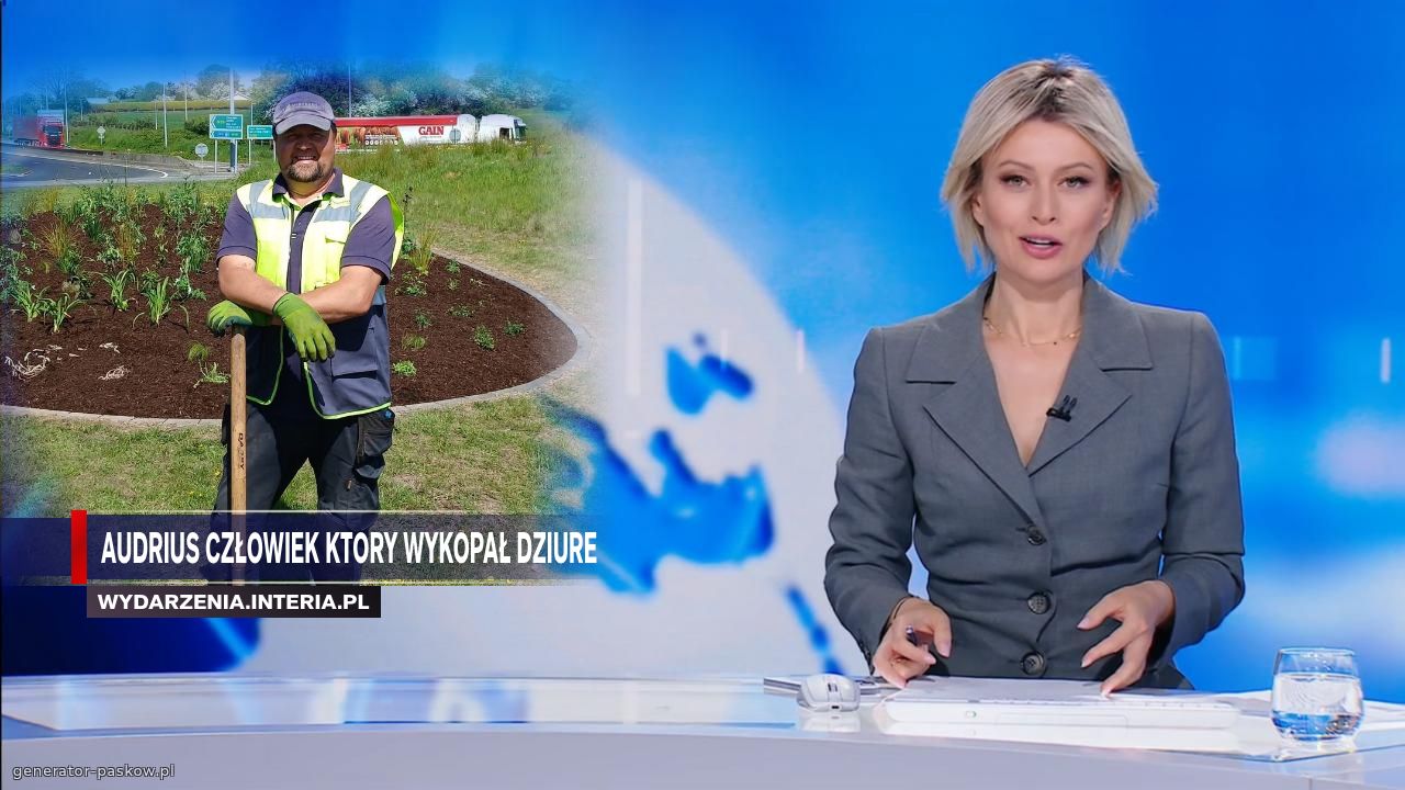 AUDRIUS człowiek ktory wykopał dziure 