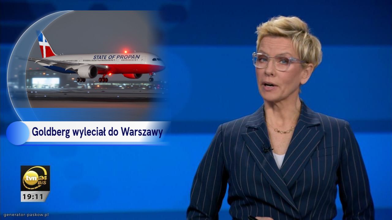 Goldberg wyleciał do Warszawy