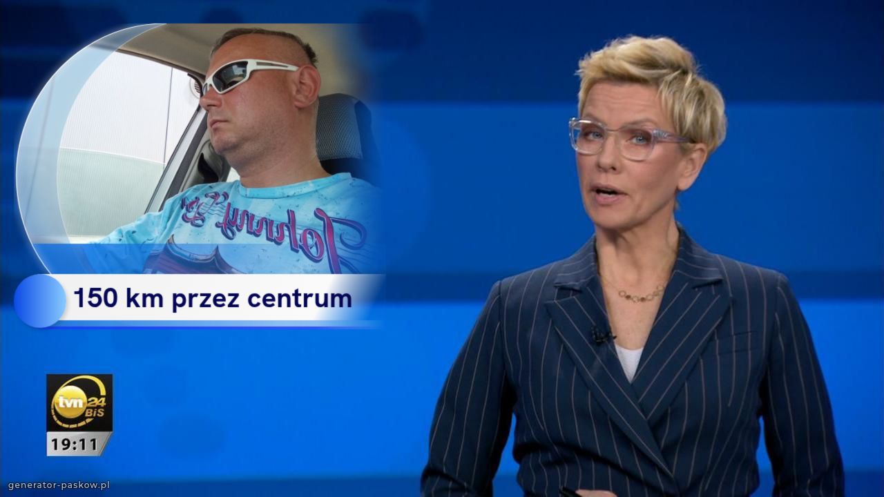 150 km przez centrum 
