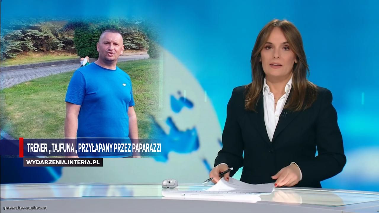 Trener ,,tajfuna,, przyłapany przez paparazzi 