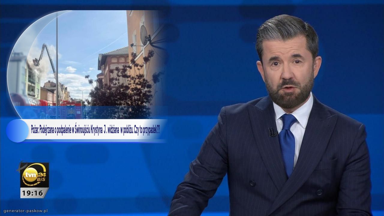 Pożar. Podejrzana o podpalenie w Świnoujściu Krystyna  J . widziana  w pobliżu. Czy to przypadek??