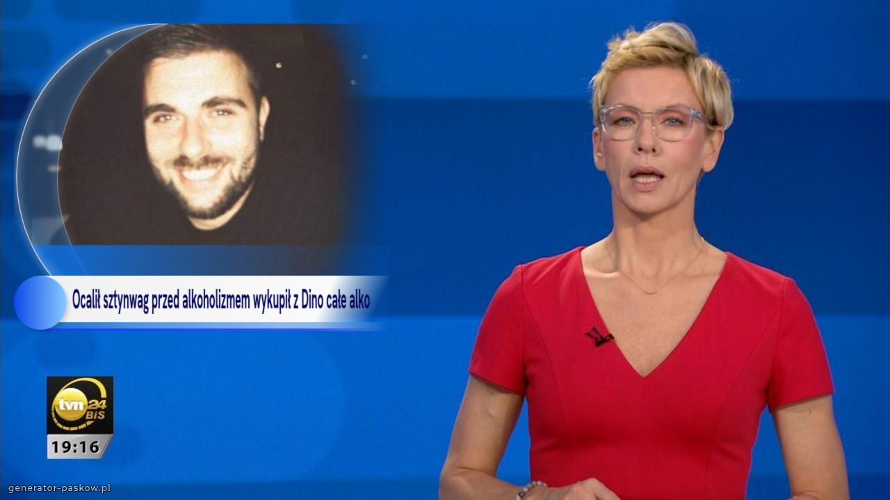 Ocalił sztynwag przed alkoholizmem wykupił z Dino całe alko