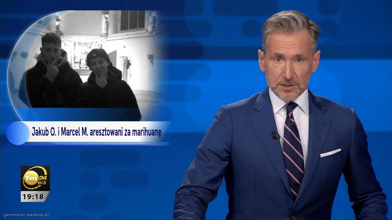 Jakub O. i Marcel M. aresztowani za marihuanę 