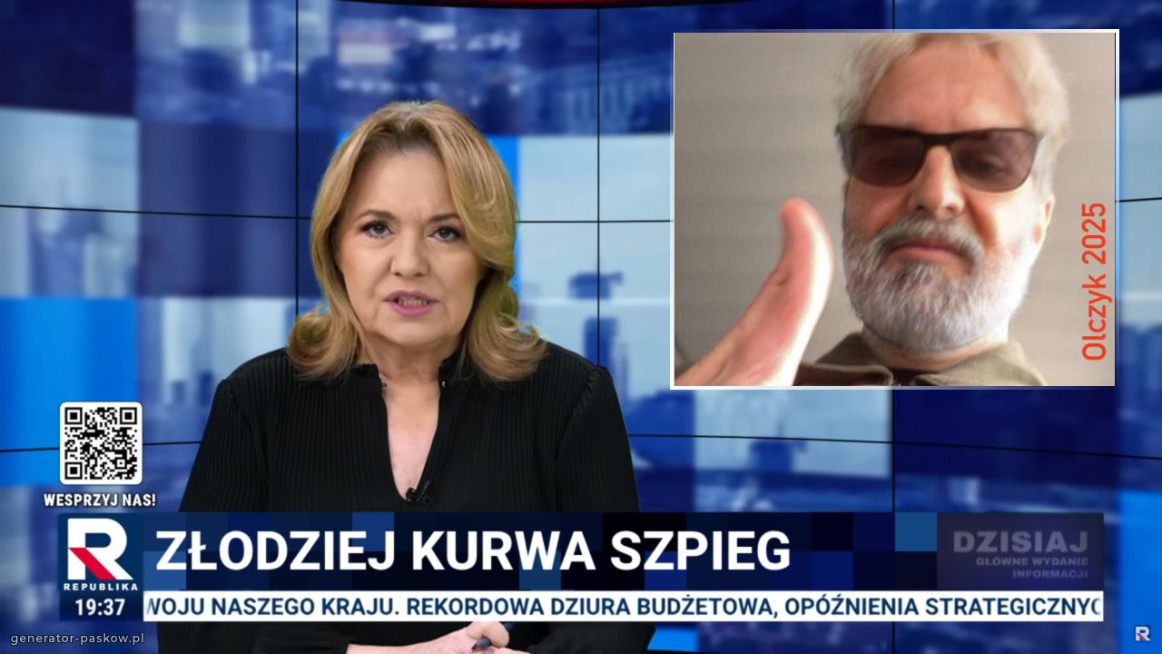 Złodziej kurwa szpieg
