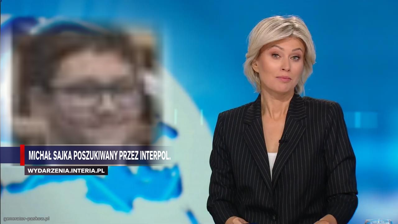 Michał Sajka Poszukiwany przez interpol.