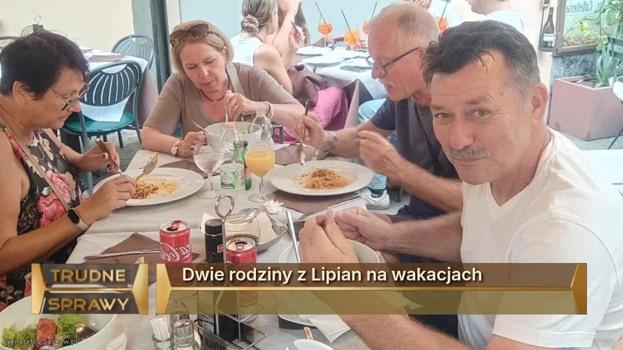 Dwie rodziny z Lipian na wakacjach
