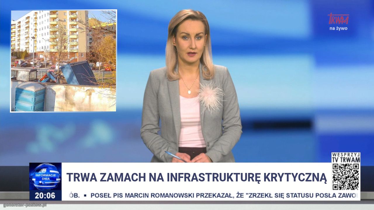 TRWA ZAMACH NA INFRASTRUKTURĘ KRYTYCZNĄ