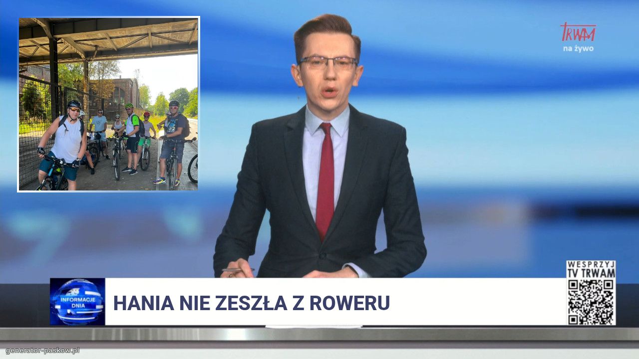 Hania nie zeszła z roweru