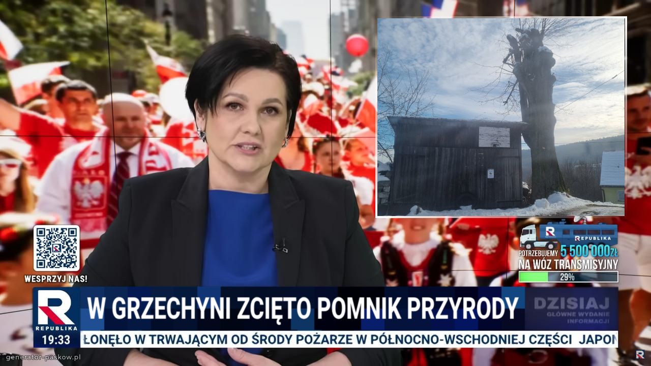 W Grzechyni zcięto pomnik przyrody