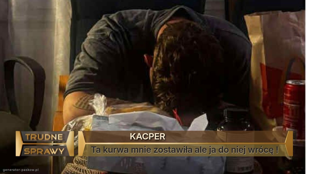                   KACPER 
Ta kurwa mnie zostawiła ale ja do niej wrócę ! 