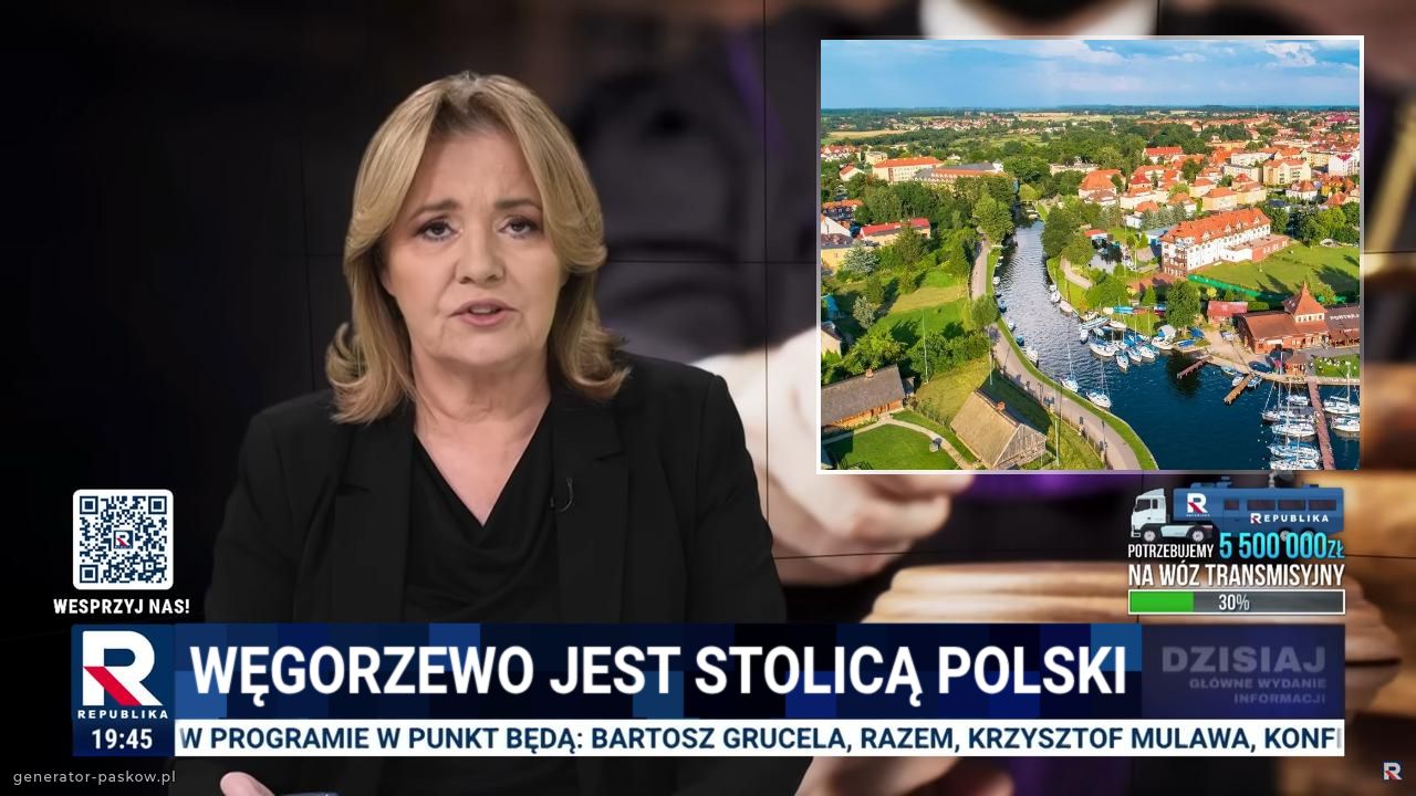Węgorzewo jest stolicą Polski