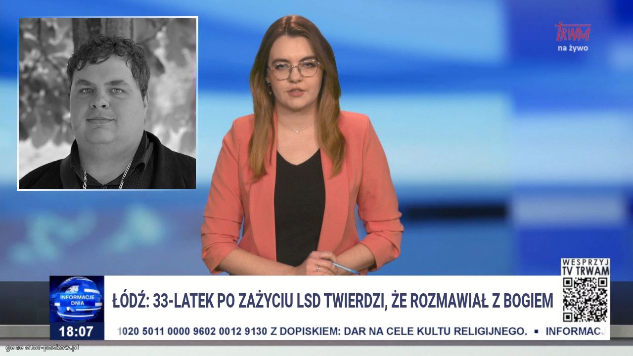 Łódź: 33-latek po zażyciu LSD twierdzi, że rozmawiał z Bogiem