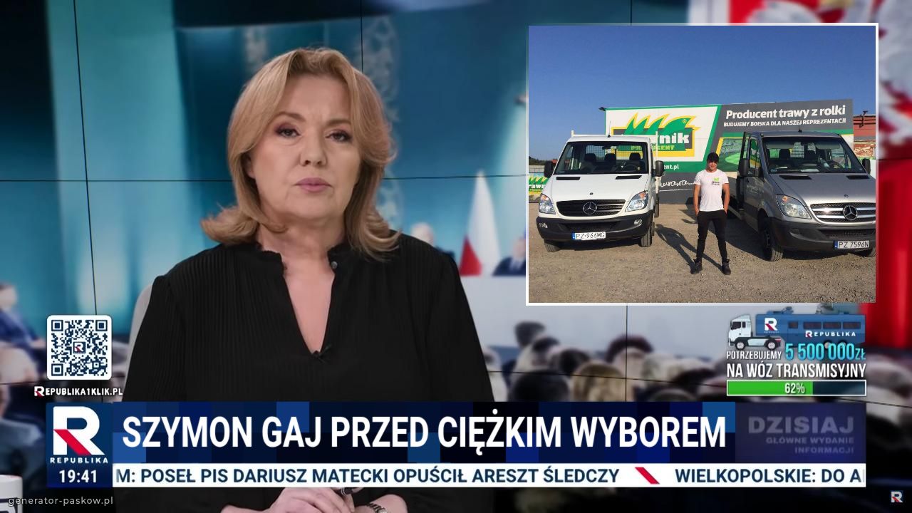 SZYMON GAJ PRZED CIĘŻKIM WYBOREM